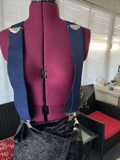 men suspenders 2inch wide /blue