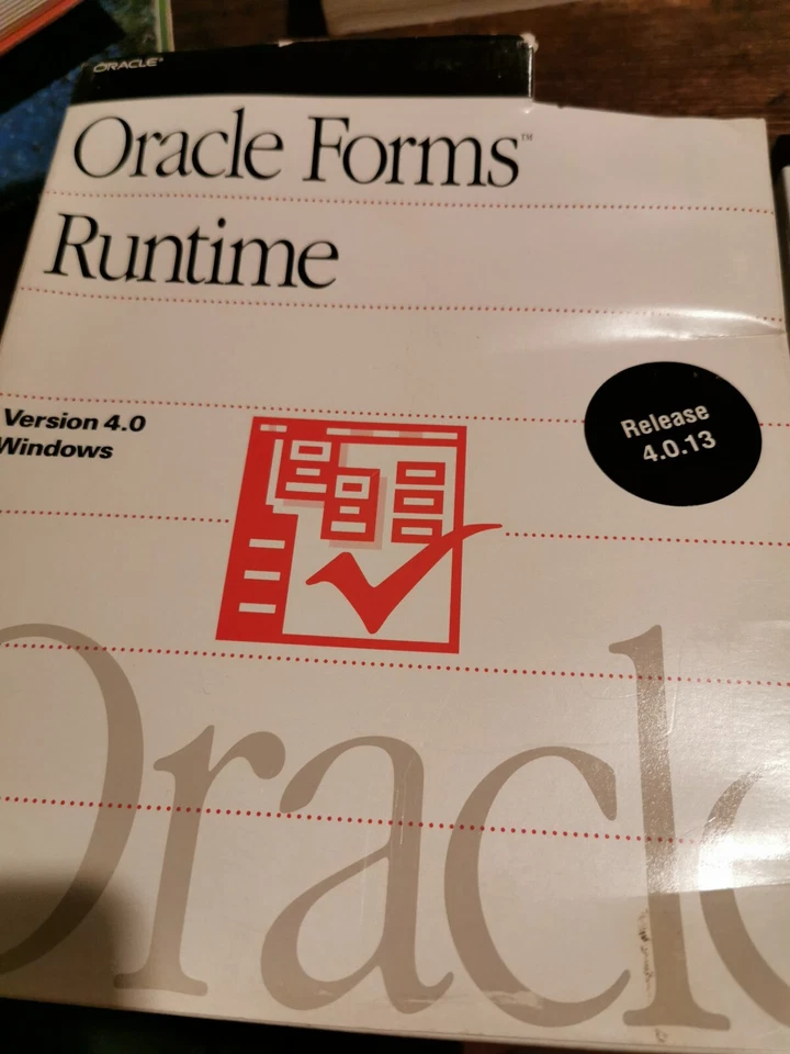 ORACLE Forms Runtime Software For Windows Version 4.0,  1993 SEALED - Image 2 of 4