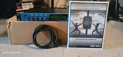 EMU ENSONIQ PLANET EARTH W/MANUAL OS 2.26 E-MU PROTEUS 2000 WORLD EXPEDITION ROM