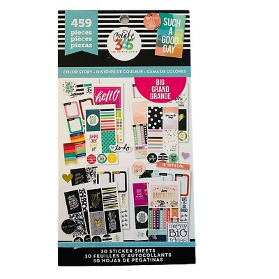 Happy Planner Sticker Book ''Color Story'' The Happy Planner Stickers