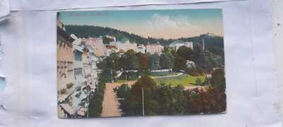 Antike AK Marienbad Kirchenplatz Tschechien Deutschland 1912 Egge Surrey