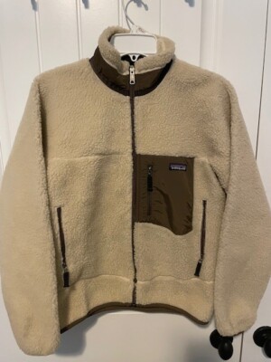VTG Patagonia Retro-X Jacket Deep Pile Fleece Natural Mushroom 