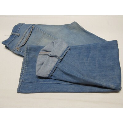 Vintage unisex high waist light wash straight leg denim jeans | eBay