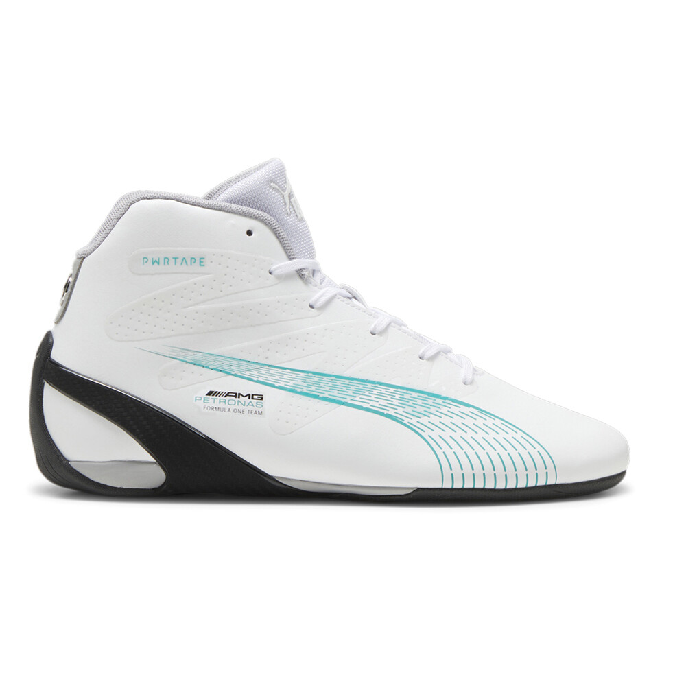 Мужские белые кроссовки Puma Mapf1 Carbon Cat Mid Driving Mens Спортивная обувь 30754403