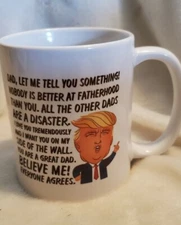 Father's Day Gift Funny Trump Great Dad Ceramic Coffee Mug Tea Cup Birthday