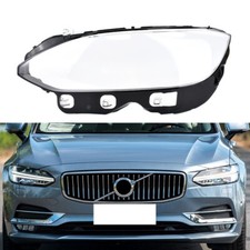 Left For Volvo S90 2016-2022 Front Headlight Lens Cover Replacement Lampshade