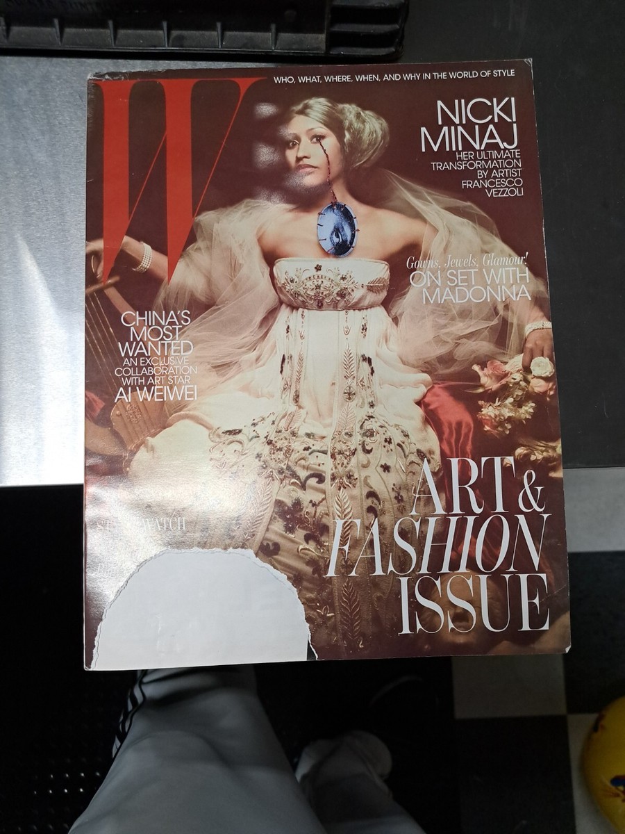 2011 NOVEMBER W MAGAZINE - NICKI MINAJ NICE FASHION FRONT COVER