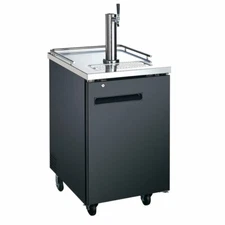 U-STAR USBD-2428 23" Draft Beer Cooler/Dispenser w/ 6.5 cu. ft. 1 Half Keg, 1...