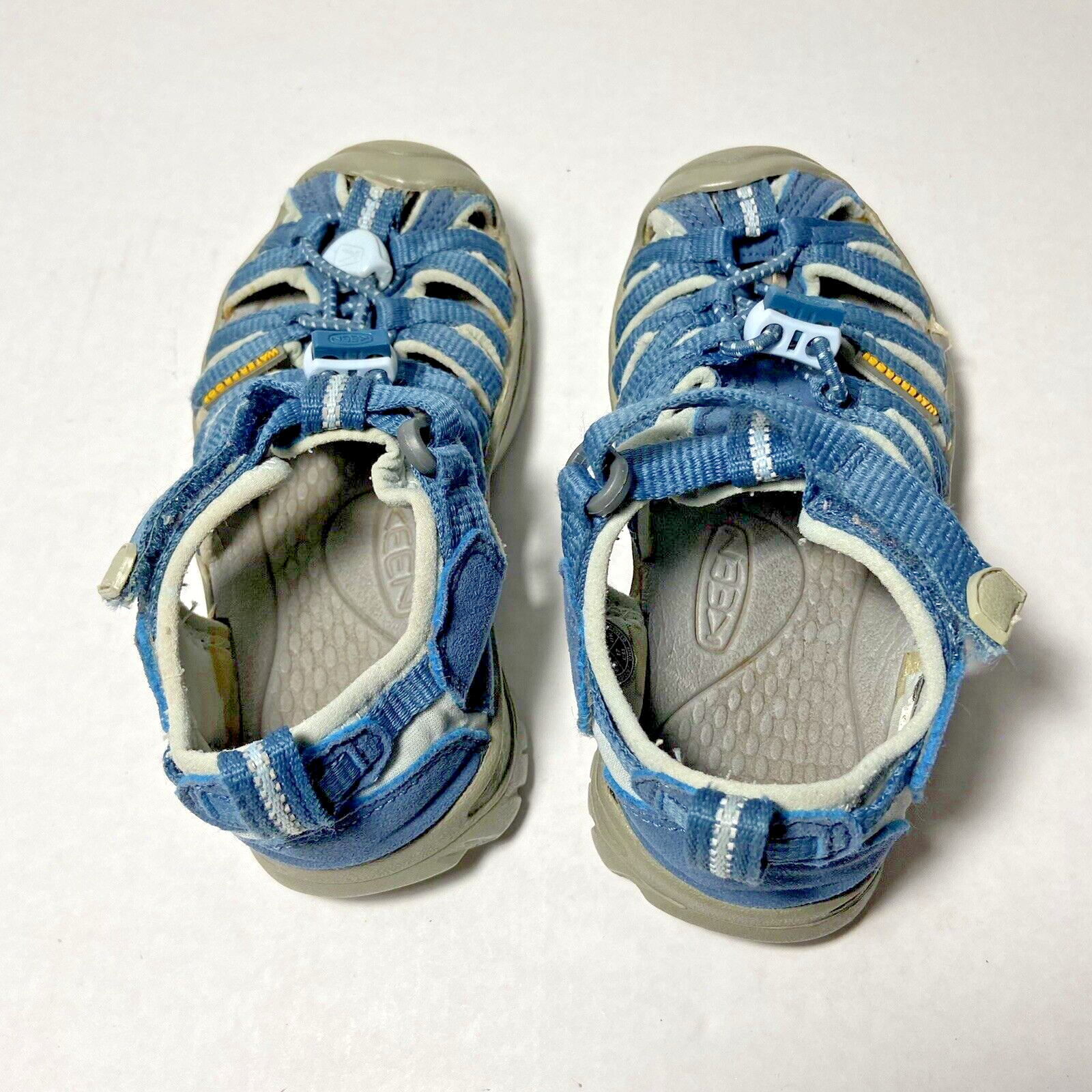 Sandali da trekking bambini KEEN taglia 10 Newport H2 blu impermeabili outdoor punta chiusa