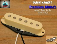 G.M. Premium Alnico's Cream Strat Stratocaster® Neck pickup For Fender