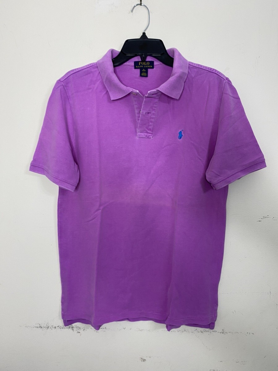 Polo Ralph Lauren Boys Pink Short Sleeve Polo Shirt Size Extra