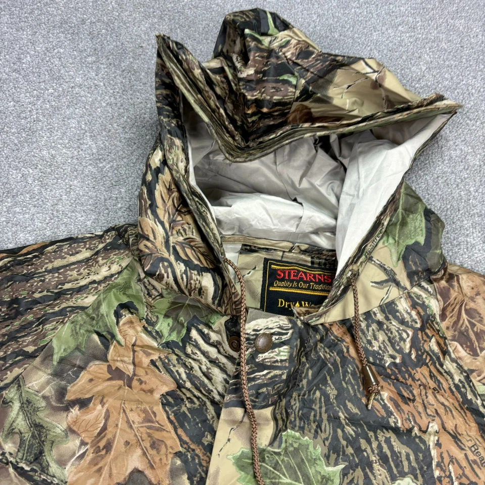 Chaqueta Realtree Adulto Medio Verde Ropa de Trabajo Caza Camuflaje Exterior Capucha Abrigo Hombres Foto 4 de 4
