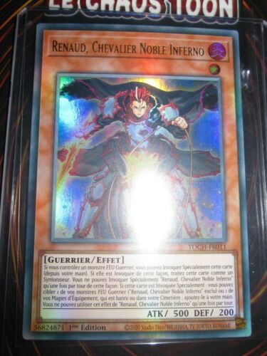 YU-GI-OH! UR RENAUD CHEVALIER NOBLE INFERNO TOCH-FR011 MINT EDITION 1 FRANCAIS - Photo 1/2
