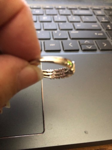 Lab Grown Diamond, Rhodium over Sterling Silver - Picture 4 of 6