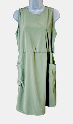 Helly Hansen Women's Size M Viken Recycled Dress Green Activewear UPF 50+