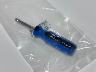 NOS Armstrong USA 10-944 1/4'' Drive Socket Spinner Hard Handle Driver 6'', Blue