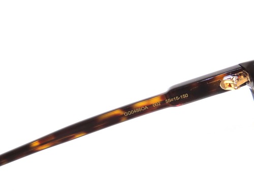 Gucci GG0486OA 002 0486OA 55 Havana Eyeglasses 0486 - Picture 4 of 5