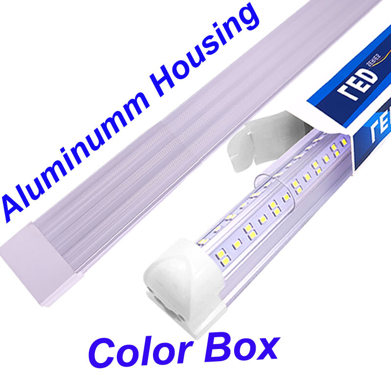 8FT Led Tube Light Bulbs 144W 8 Foot Led Shop Lights 12PACK LED Strip ...