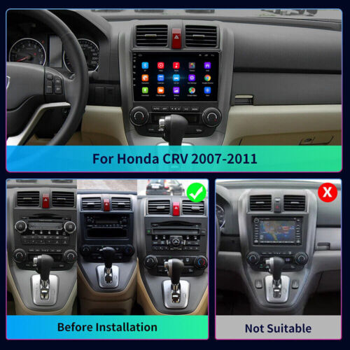 For Honda CRV 2007-11 Android 13 Car Stereo Radio GPS Navi 32GB WIFI 9'' Carplay - Foto 4 di 24