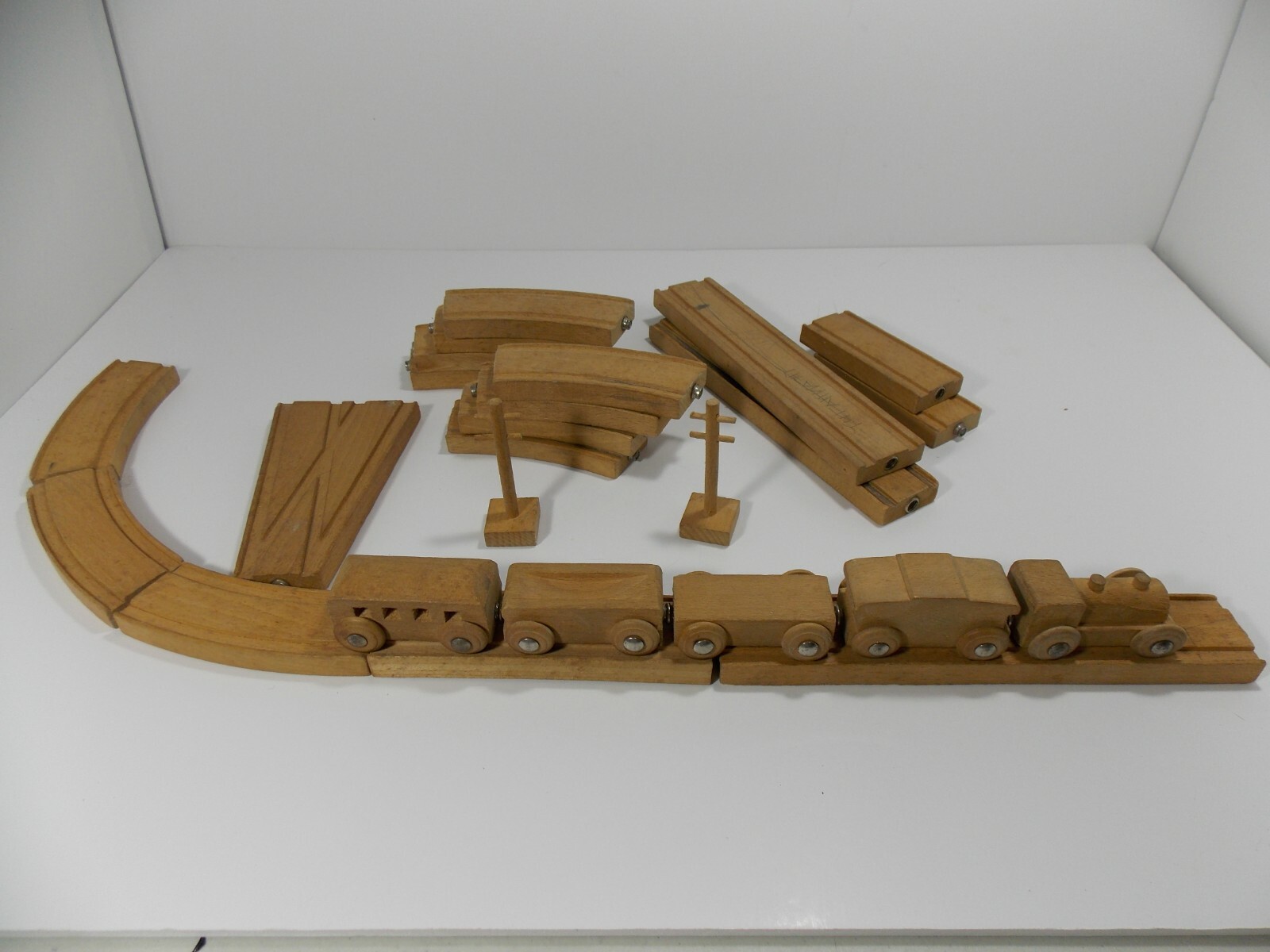 playskool wooden train set