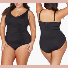 NWT 155 Artesands 12 US E -F Cup Raphael Underwire One-Piece Swimsuit 6355