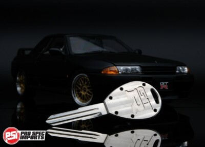 Titanium R32 / R33 Skyline GTR Custom Key blank , Machine Finish, oem!