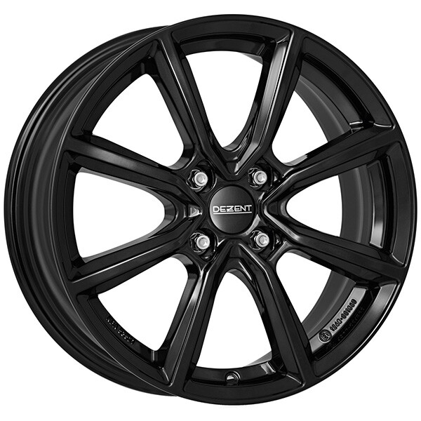 CERCHIO IN LEGA DEZENT TN black PER PEUGEOT 7x17 4x108 BLACK 7AS