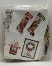 Vintage Art craft Concepts Little Guys Toy Christmas Stocking Longstitch Kit
