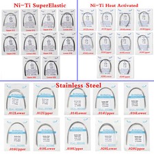 Dental Orthodontic NIti Super Elastic Ovoid /Square /Rectangular Arch Wires ns