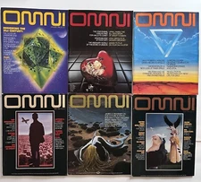 Omni Magazine COMPLETE YEAR 1980 / 12 Issues Science Fiction Technology Sci-Fi