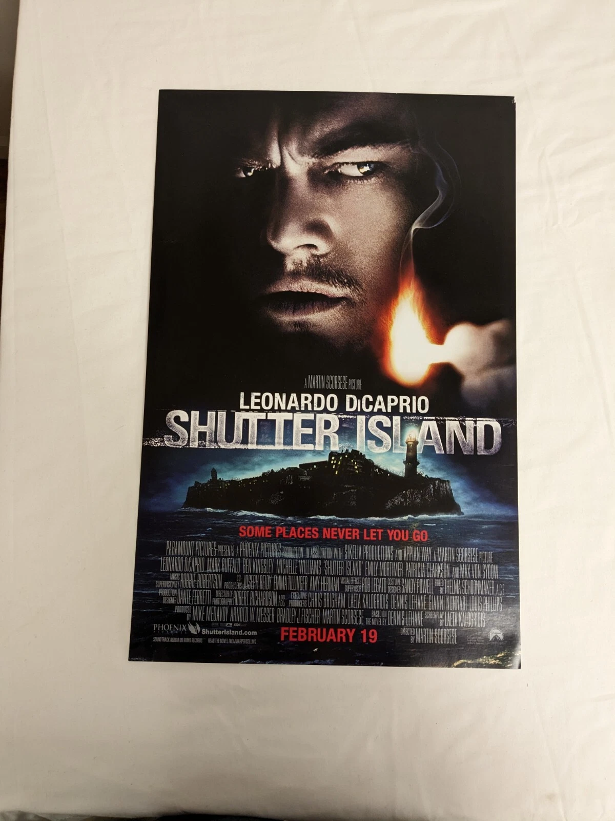 셔터 아일랜드 오리지널 영화 포스터 11 X 17인치-Freehip.co.kr