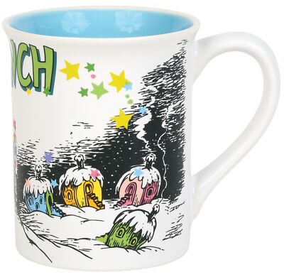 TCA Department 56 DrSeuss Grinch Stole Christmas Ceramic 16OZ Coffee Mug 6011013