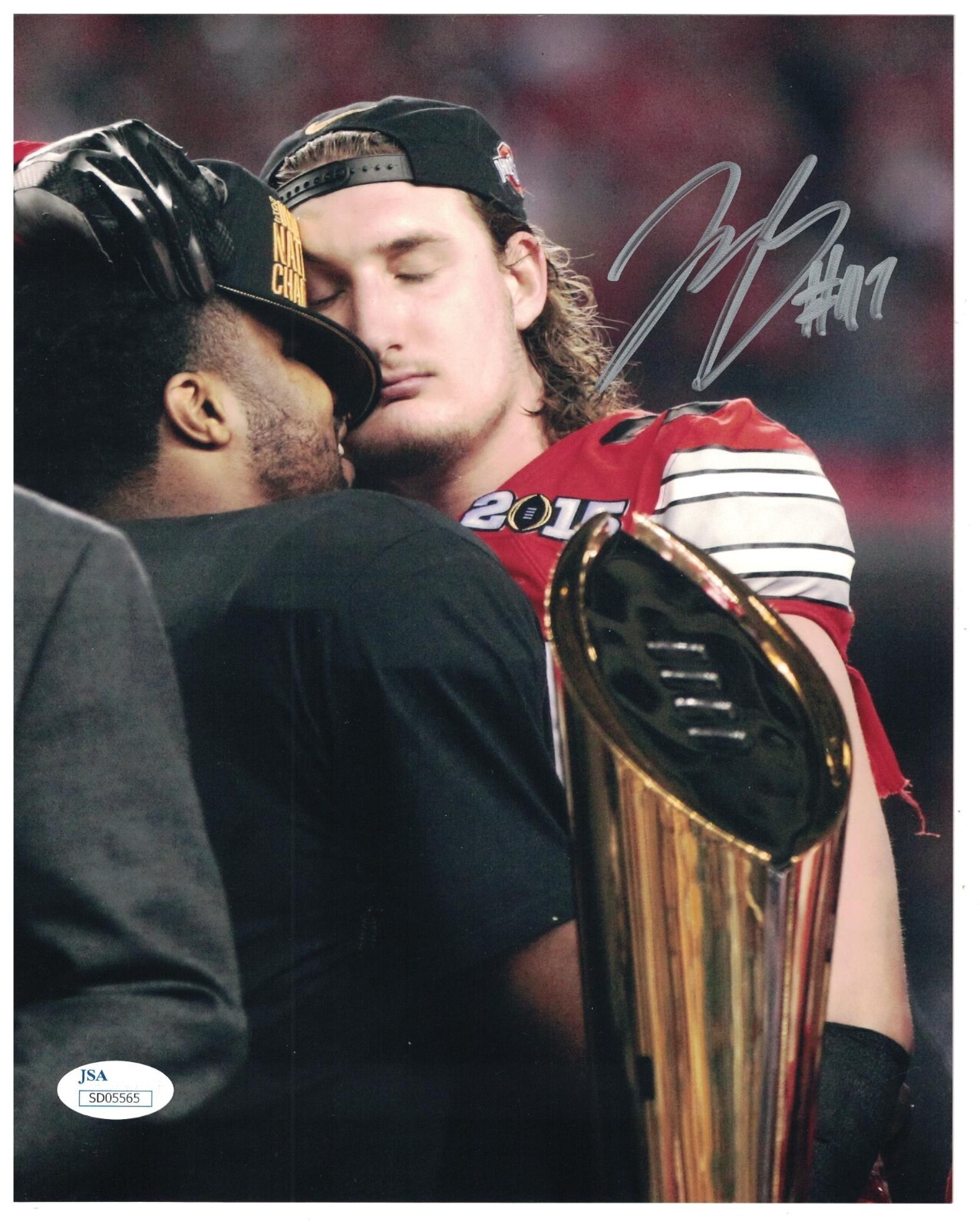 Joey Bosa Autographed Signed Ohio State 8 x 10 Photo Los Angeles Chargers JSA A 