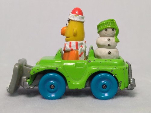 ORIGINALE Vintage 1987 Playskool Sesame Street Bert Camion aratro neve - Foto 3 di 6