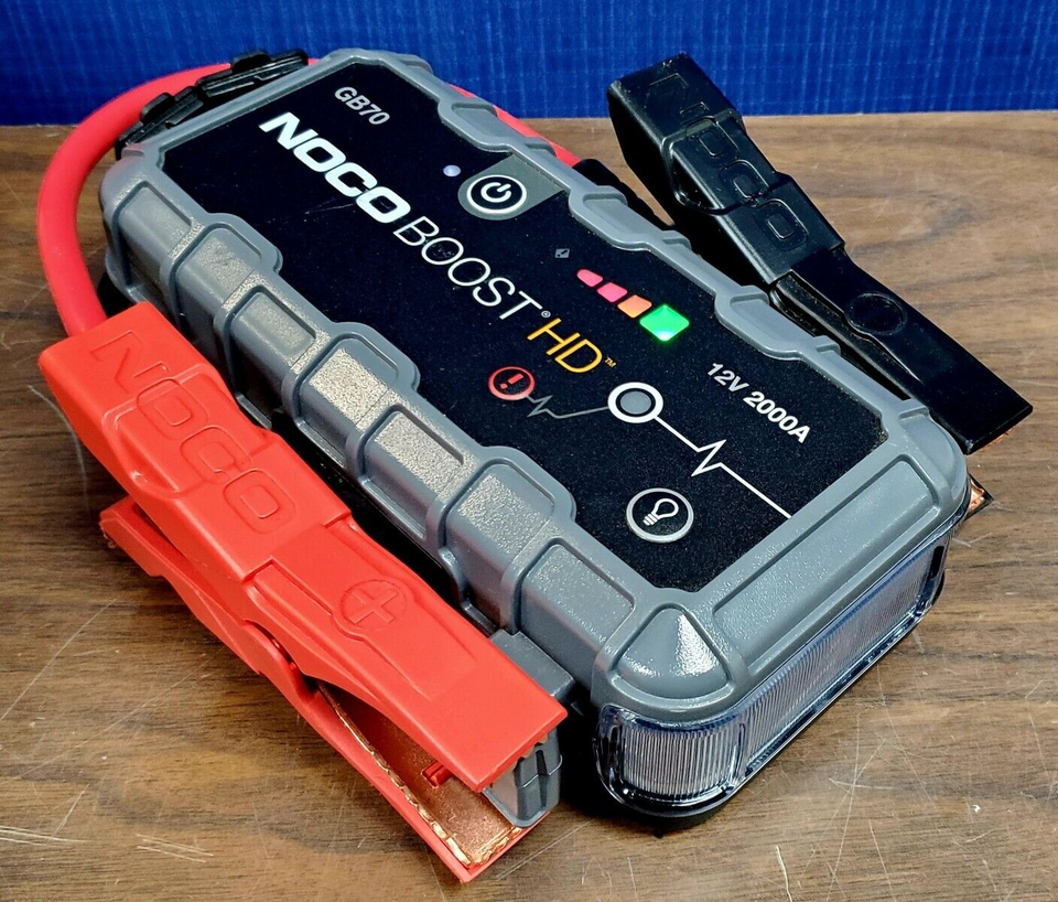 NOCO GB70 Boost HD Jump Starter 12V UltraSafe Lithium Portable Power