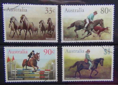 Australia 1986 Australian Horses set Fine Used