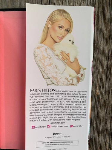 SIGNED + NEW - PARIS : The Memoir by Paris Hilton (2023, Hardcover) -1st ed. - Picture 8 of 11