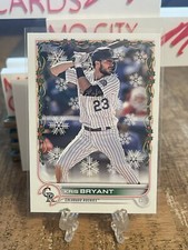 2022 Topps Holiday Kris Bryant SSSP Super Rare (821) Santa Claus Image