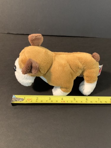 Ganz Webkinz Bulldog 7” Plush Stuffed Animal Toy Brown/white - Picture 9 of 9