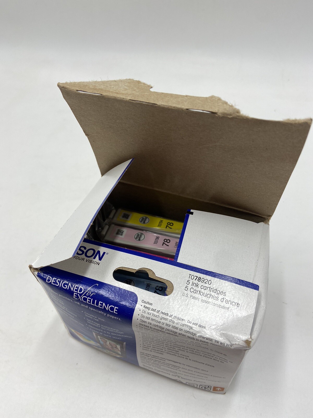 Genuine EPSON 78 5pack Multicolor Standard Photo Inkjet Cartridges