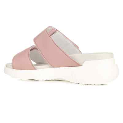 VITAFORM Damen-Pantolette Softnappa Klettverschlüsse Gr 41 rosa ( N197