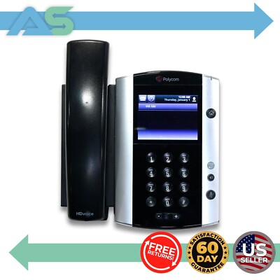 Polycom VVX 500 12-Line 3.5'' Touchscreen Display IP Business Desktop Phone  