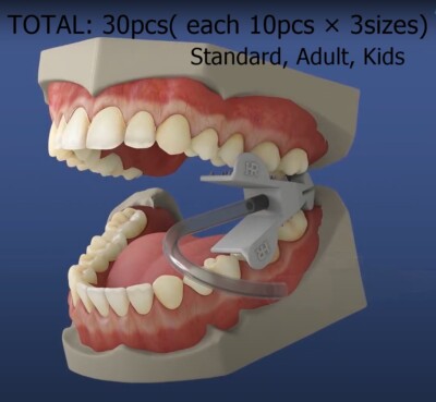 30pcs: Dental Bite Block Hands-Free Suction Tips Pathway Shield(made in KOREA)
