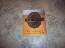 Vintage Scarce SIMPATICO BEER SIGN Dubuque Star Brewery IOWA Ia. Bar Tavern 