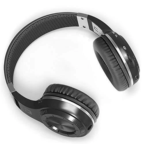 Bluedio HT Turbine Auriculares Estéreo Inalámbricos Bluetooth 5.0 con Micrófono (Negro) Foto 3 de 4