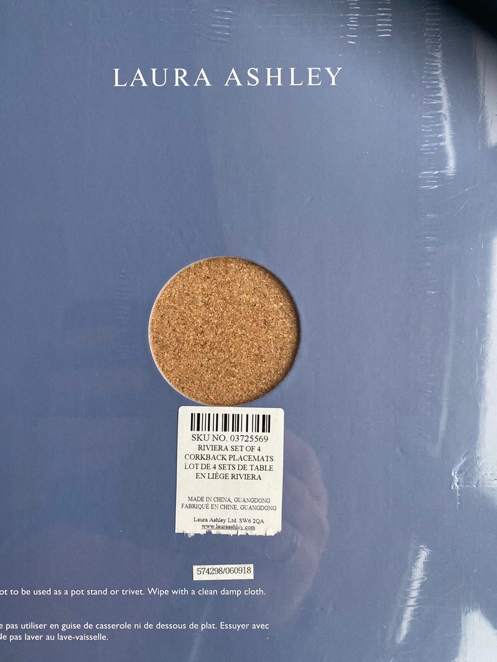 Laura Ashley Riviera Set Of 4 Placemats eBay