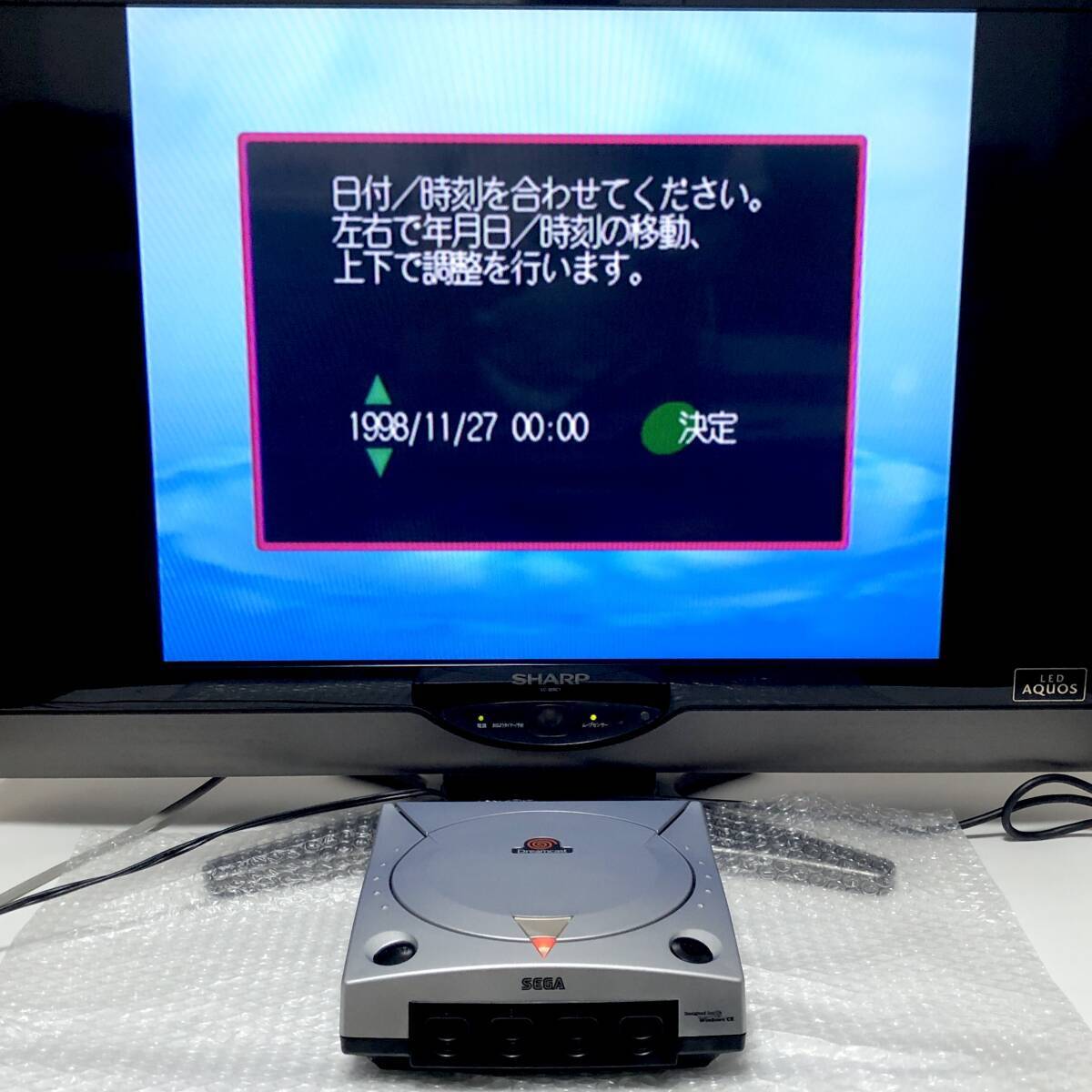 箱付きプレステーション1✖︎ DREAMCAST Dreamcast Metallic Silver Console Limited Tested system FREE