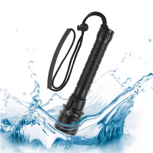 Underwater Flashlight Professional Diving Light LED Waterproof Dive Scuba Lamp - Picture 8 of 10