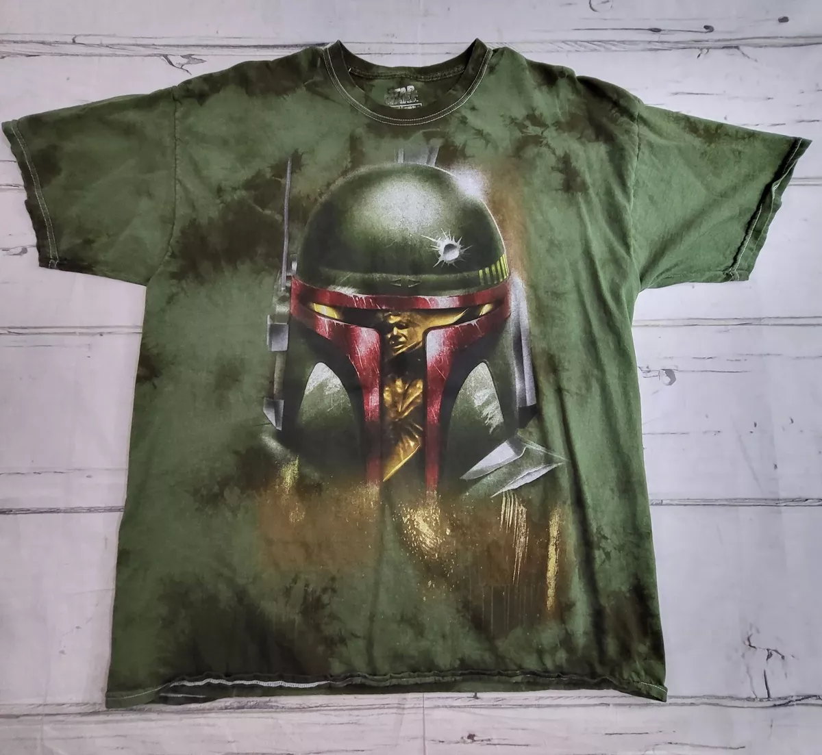 Star Wars Boba Fett Helmet Han Solo Carbonite Short Sleeve T Shirt
