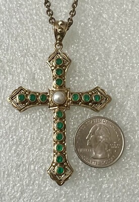 NICKY BUTLER Bronze Collection Green Chalcedony Freshwater  display picture 1